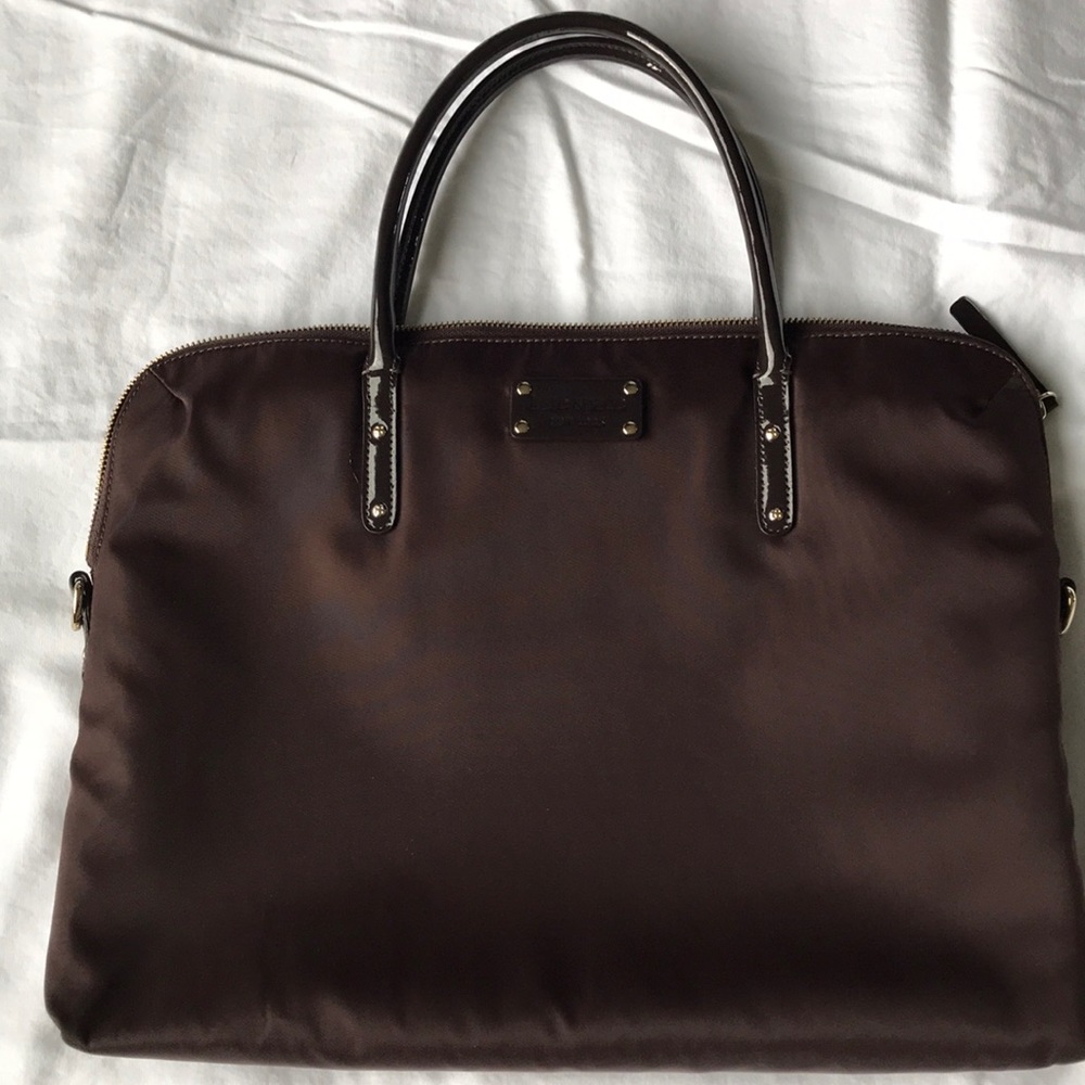 Kate Spade Brown computed briefcase